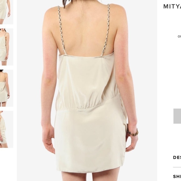 Iro Mitya chain strap spaghetti strap mini dress - Picture 14 of 14